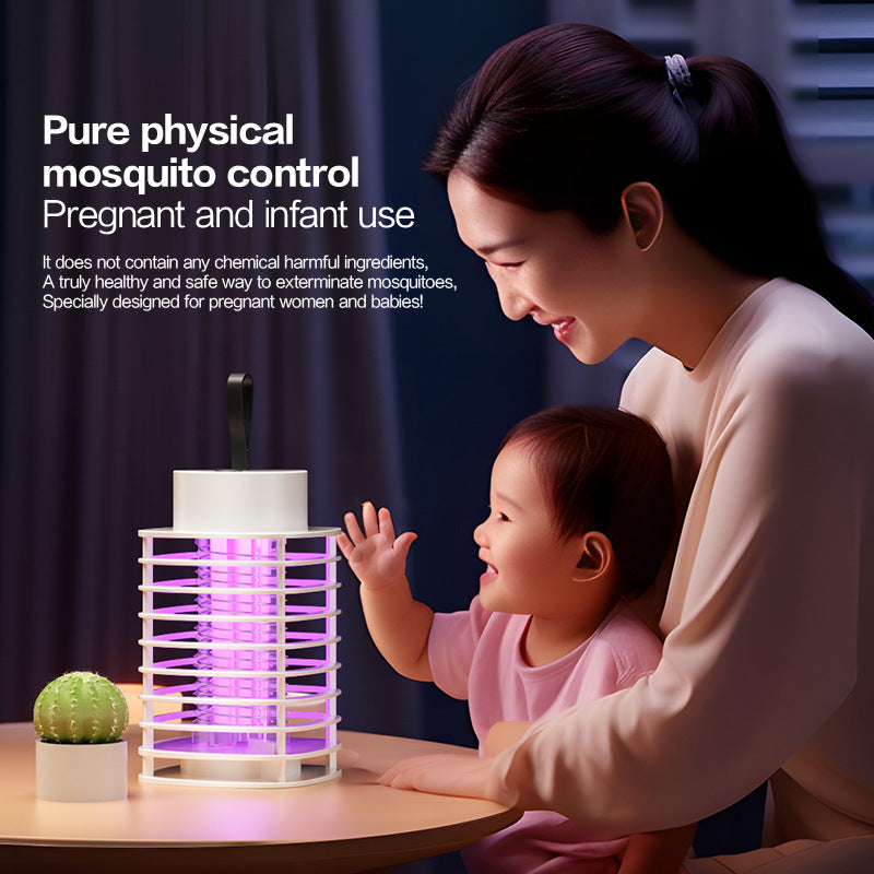 LED Mosquito Killer Lamp | USB Rechargeable Indoor Bug Zapper Light