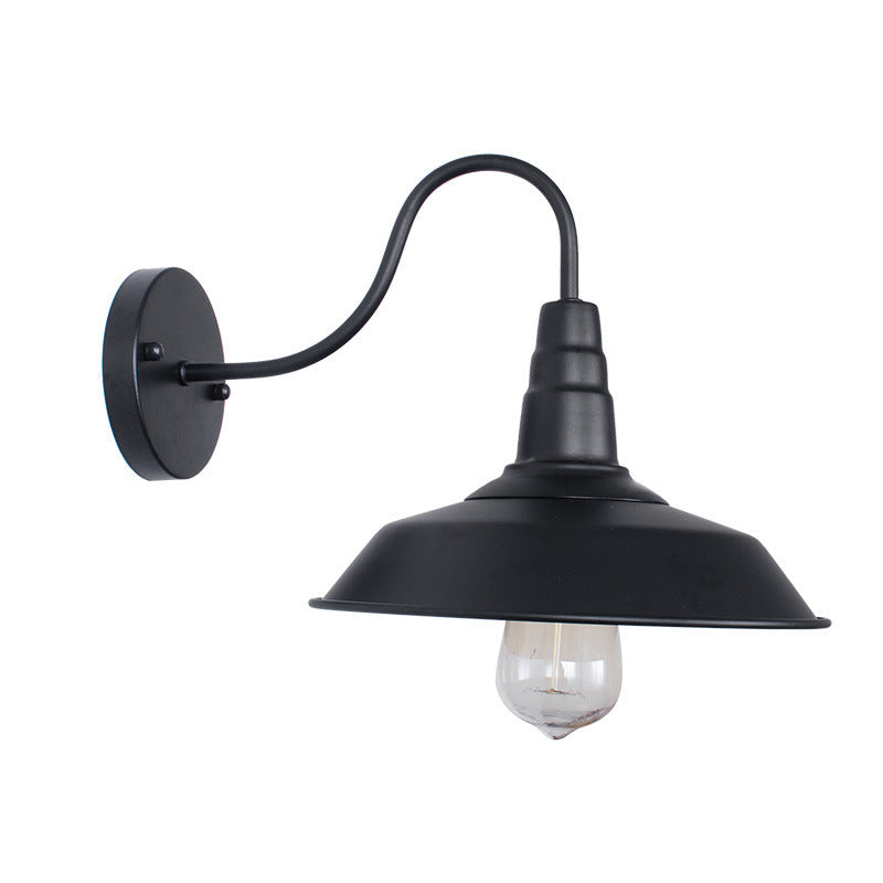 Retro Industrial Iron Wall Lamp | Vintage Style Indoor & Outdoor Light