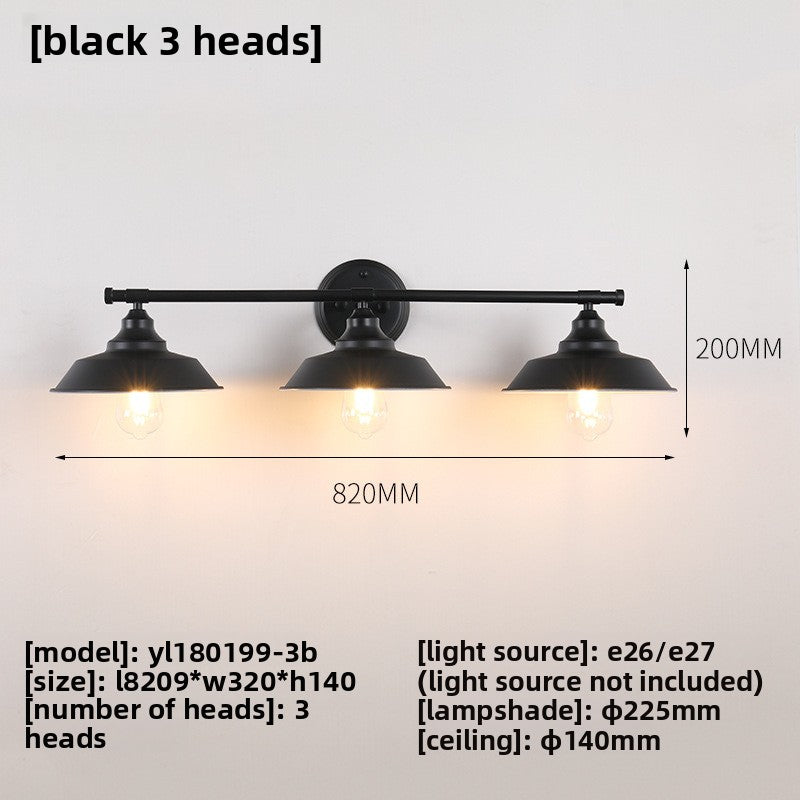 Retro Industrial Iron Wall Lamp | Vintage Style Indoor & Outdoor Light