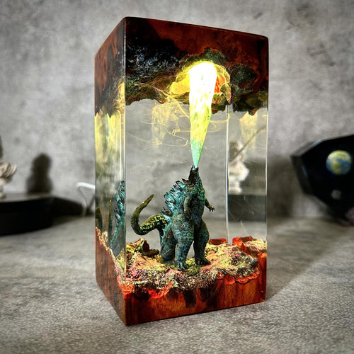 Godzilla Atomic Breathing Lamp | Monster Resin Night Light