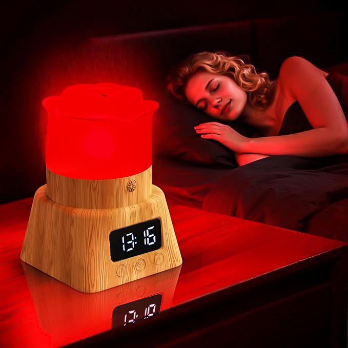 Red Light Therapy Lamp | 670nm Amber & Red Sleep & Wellness Night Light