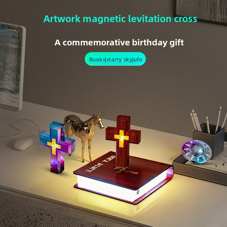 Magnetic Levitation Starry Sky Lamp | Floating LED Celestial Desk Light