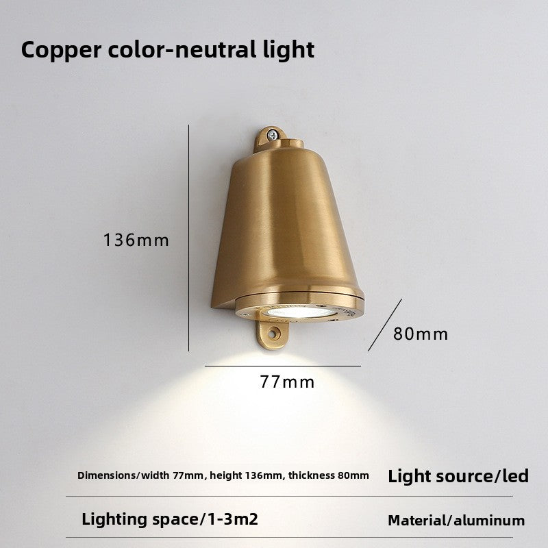 Industrial Waterproof LED Wall Lamp | IP65 Outdoor & Indoor Vintage Light