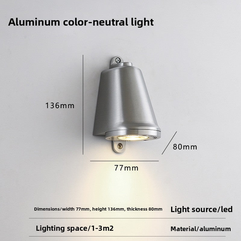 Industrial Waterproof LED Wall Lamp | IP65 Outdoor & Indoor Vintage Light