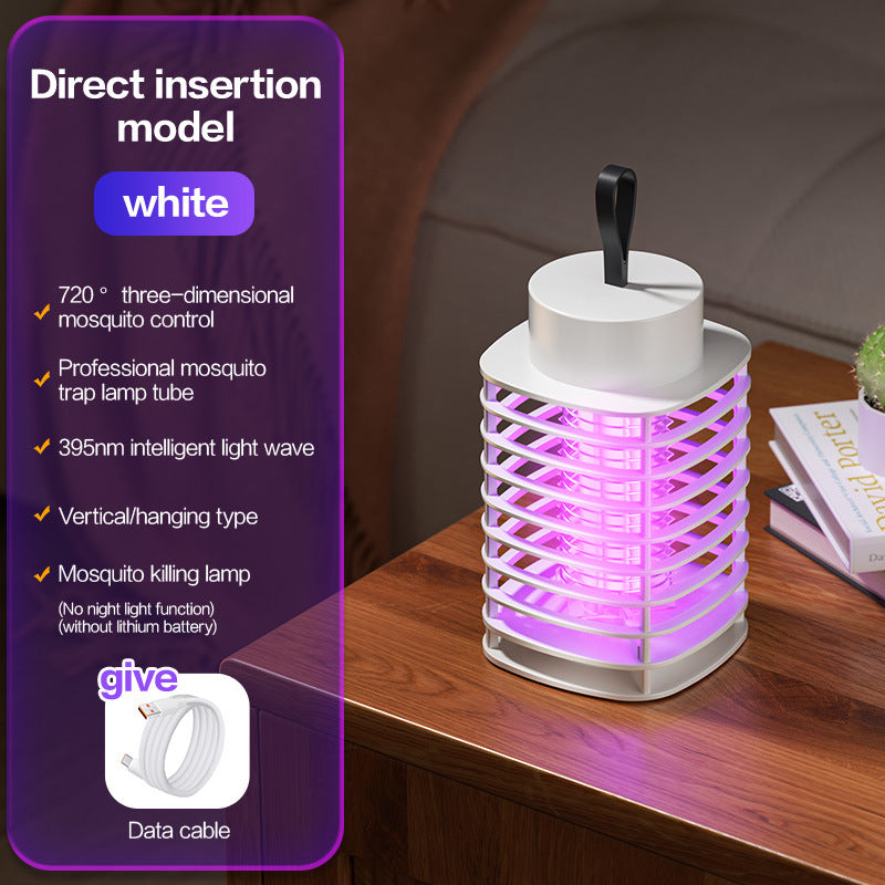 LED Mosquito Killer Lamp | USB Rechargeable Indoor Bug Zapper Light