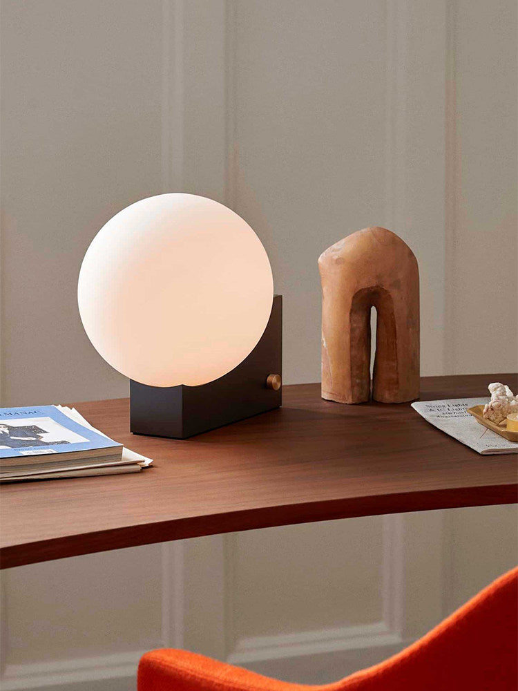 Designer Bedside Lamp | Postmodern Snail-Shape Table & Wall Light