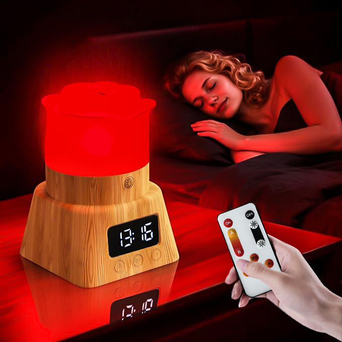 Red Light Therapy Lamp | 670nm Amber & Red Sleep & Wellness Night Light