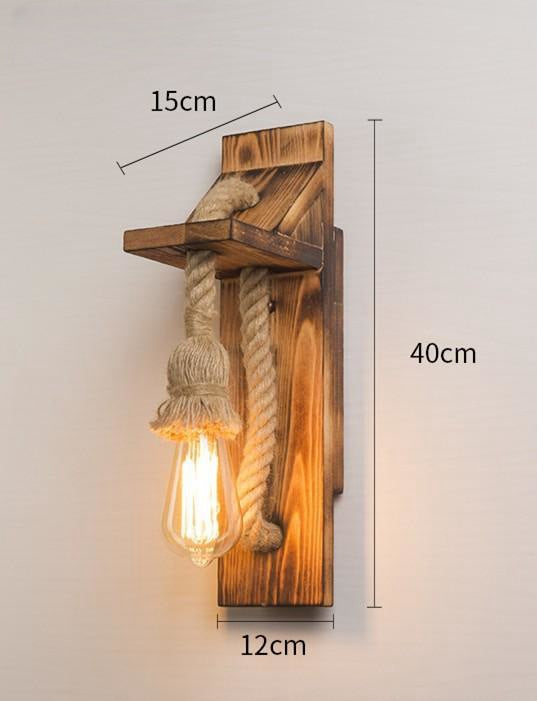 Retro Industrial Iron Wall Lamp | Vintage Style Indoor & Outdoor Light