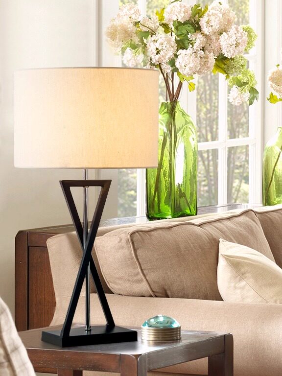 Modern American Iron Table & Floor Lamp | App & Remote Control Smart Light
