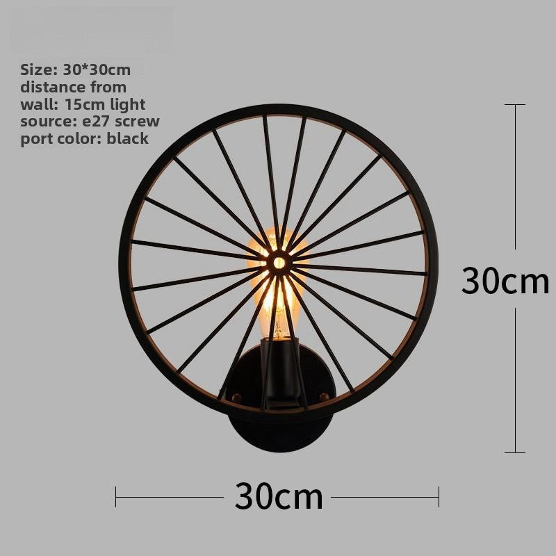 Retro Industrial Iron Wall Lamp | Vintage Style Indoor & Outdoor Light