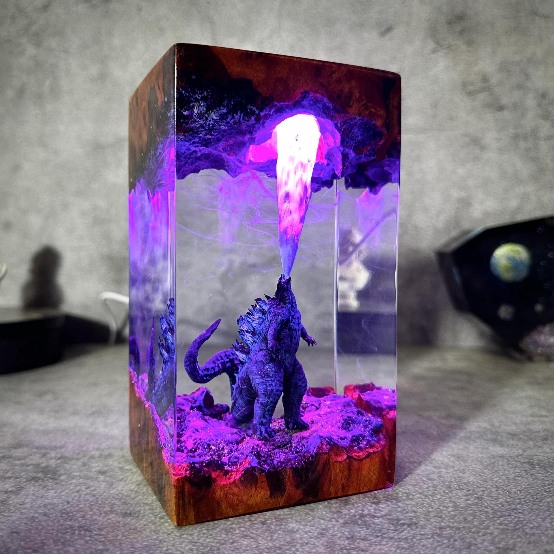 Godzilla Atomic Breathing Lamp | Monster Resin Night Light
