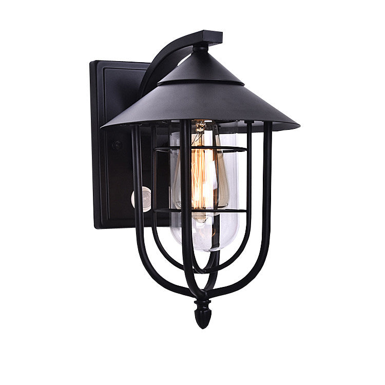 Nordic Retro Outdoor Wall Light | Motion Sensor Waterproof LED Lamp