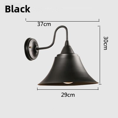 Retro Industrial Iron Wall Lamp | Vintage Style Indoor & Outdoor Light