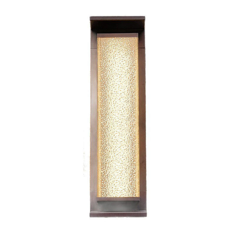 Chinese Retro Solar Outdoor Wall Lamp | Aluminum LED Courtyard Light 60–80cm