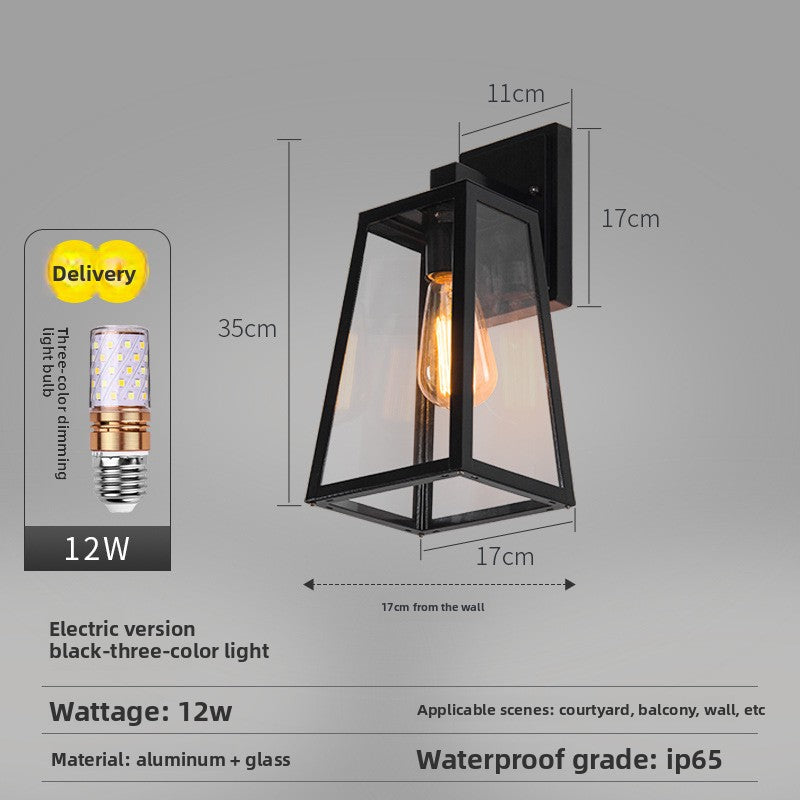Outdoor Wall Lamp | Waterproof Aluminum LED Light for Exterior Spaces