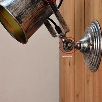Retro Industrial Iron Wall Lamp | Vintage Style Indoor & Outdoor Light