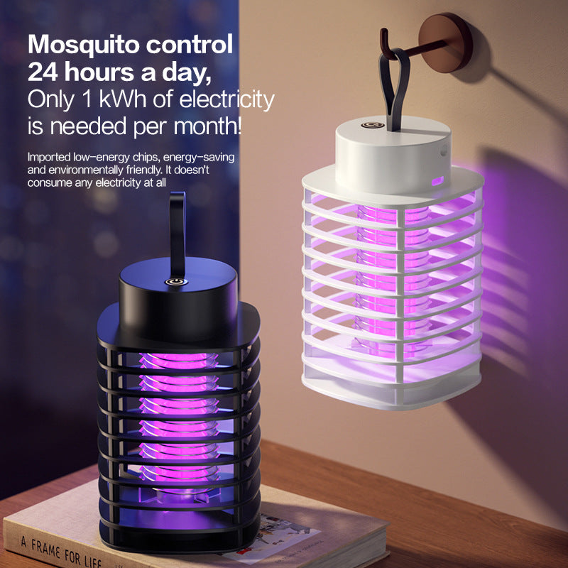 LED Mosquito Killer Lamp | USB Rechargeable Indoor Bug Zapper Light