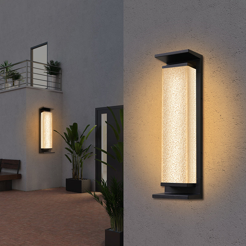 Chinese Retro Solar Outdoor Wall Lamp | Aluminum LED Courtyard Light 60–80cm