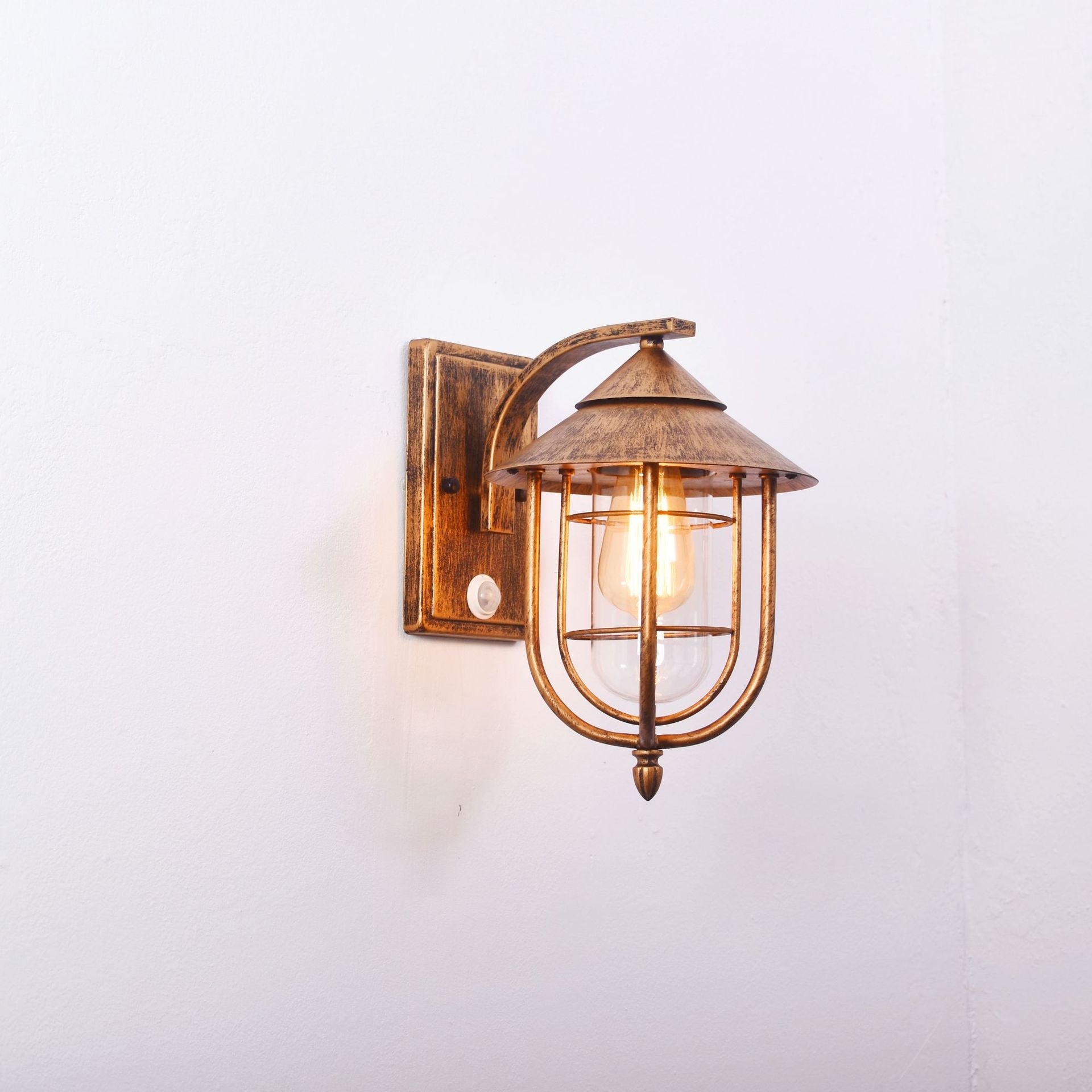 Nordic Retro Outdoor Wall Light | Motion Sensor Waterproof LED Lamp