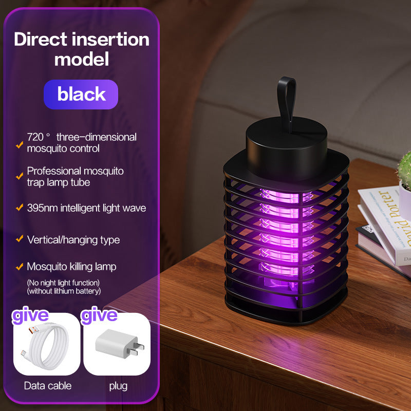 LED Mosquito Killer Lamp | USB Rechargeable Indoor Bug Zapper Light