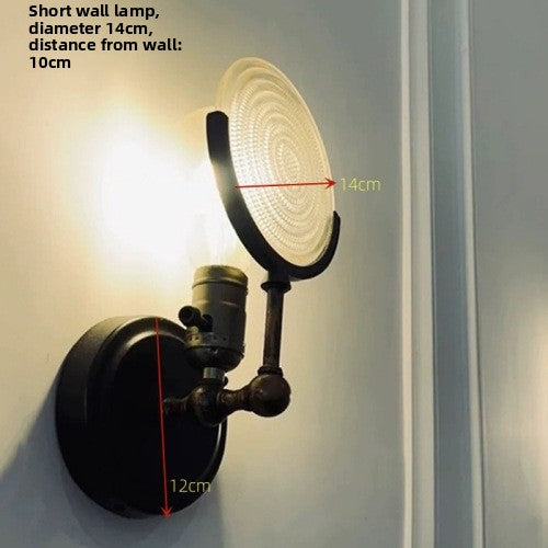 Retro Industrial Iron Wall Lamp | Vintage Style Indoor & Outdoor Light
