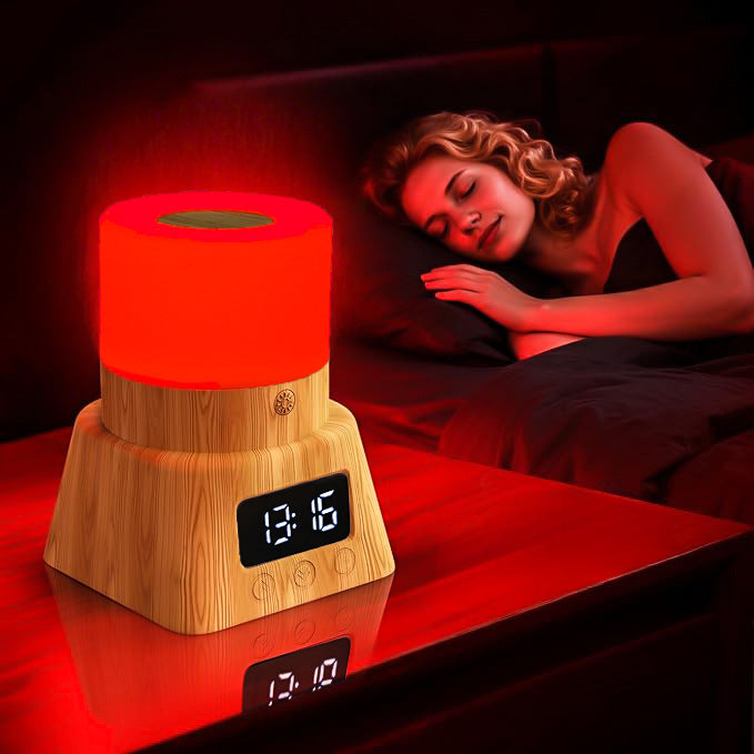 Red Light Therapy Lamp | 670nm Amber & Red Sleep & Wellness Night Light