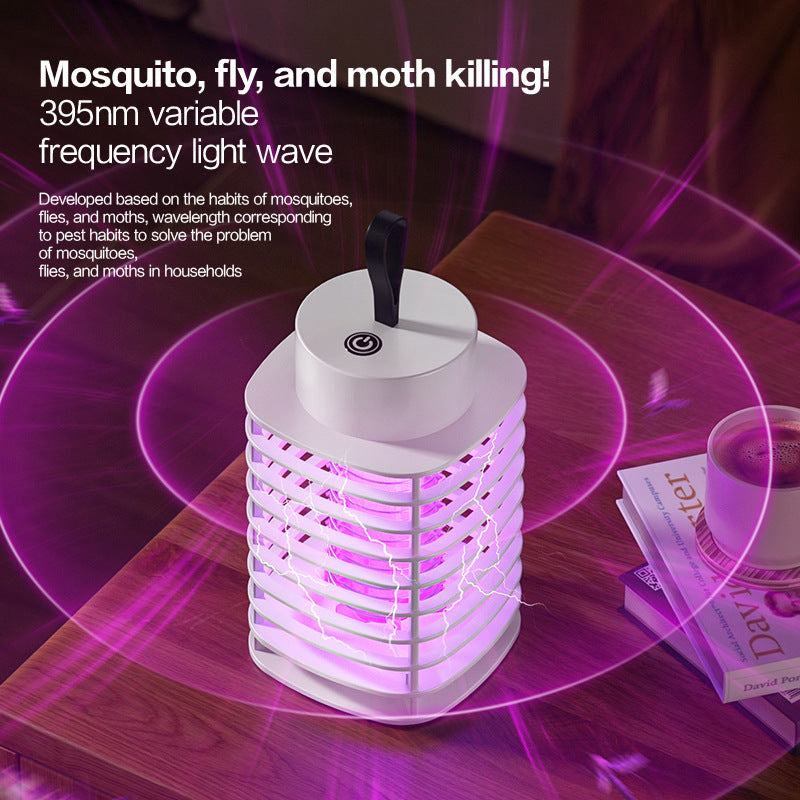 LED Mosquito Killer Lamp | USB Rechargeable Indoor Bug Zapper Light
