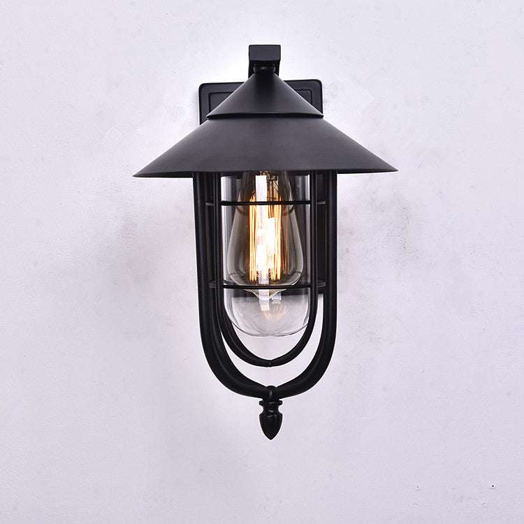 Nordic Retro Outdoor Wall Light | Motion Sensor Waterproof LED Lamp