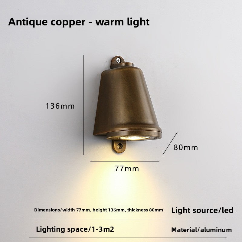 Industrial Waterproof LED Wall Lamp | IP65 Outdoor & Indoor Vintage Light