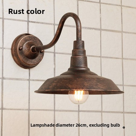 Retro Industrial Iron Wall Lamp | Vintage Style Indoor & Outdoor Light
