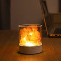 Himalayan Salt Night Light | USB Rechargeable Color-Changing Lamp with Essential Oil