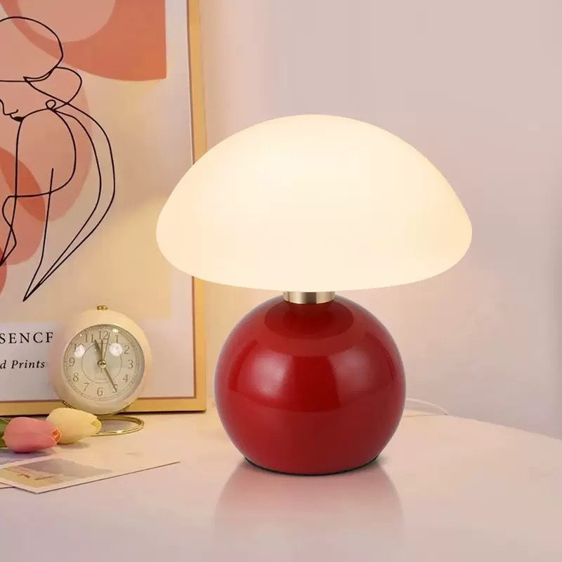 Mushroom Table Lamp | Soft Glow Ceramic Night Light