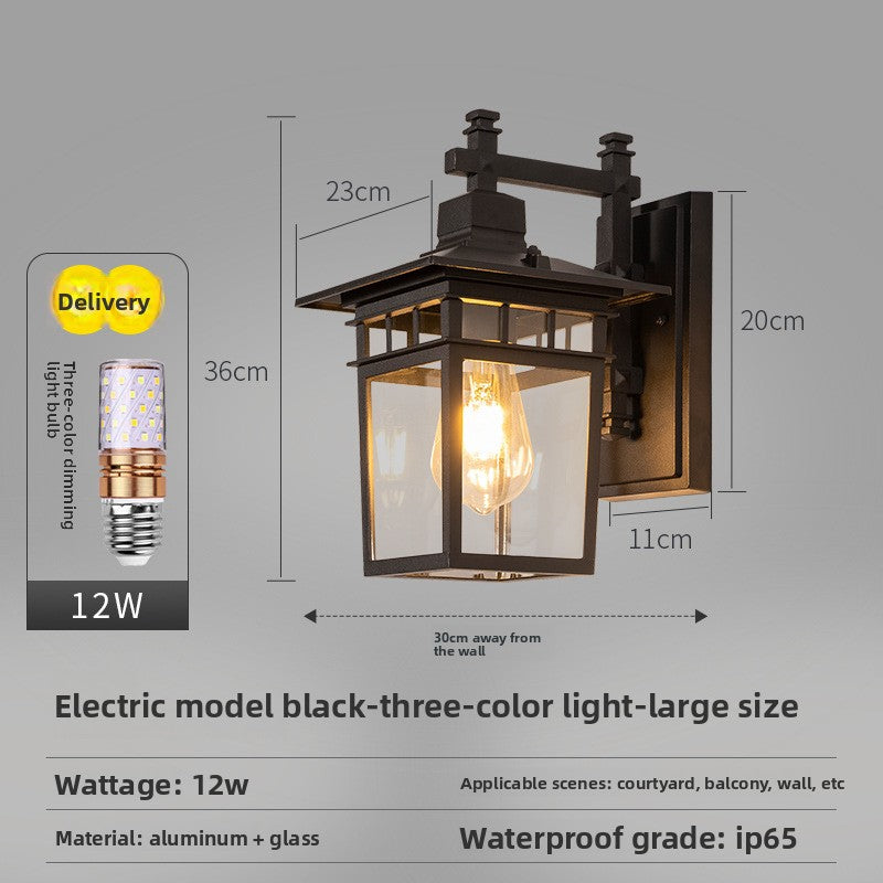 Outdoor Wall Lamp | Waterproof Aluminum LED Light for Exterior Spaces