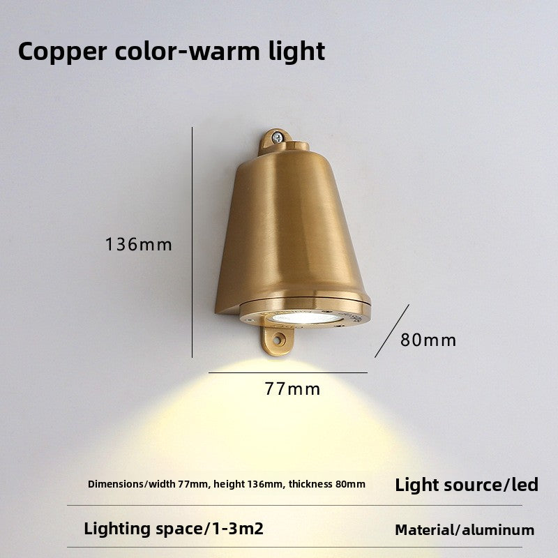 Industrial Waterproof LED Wall Lamp | IP65 Outdoor & Indoor Vintage Light