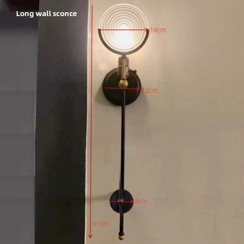 Retro Industrial Iron Wall Lamp | Vintage Style Indoor & Outdoor Light