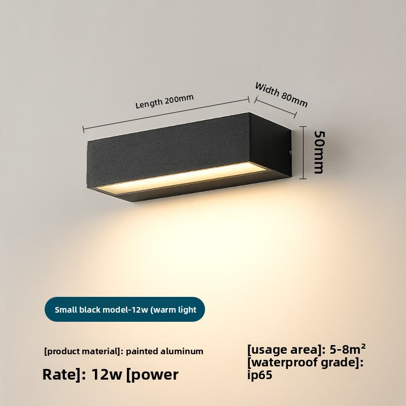Waterproof Outdoor LED Wall Lamp | IP65 Aluminum Exterior Light 12W–48W