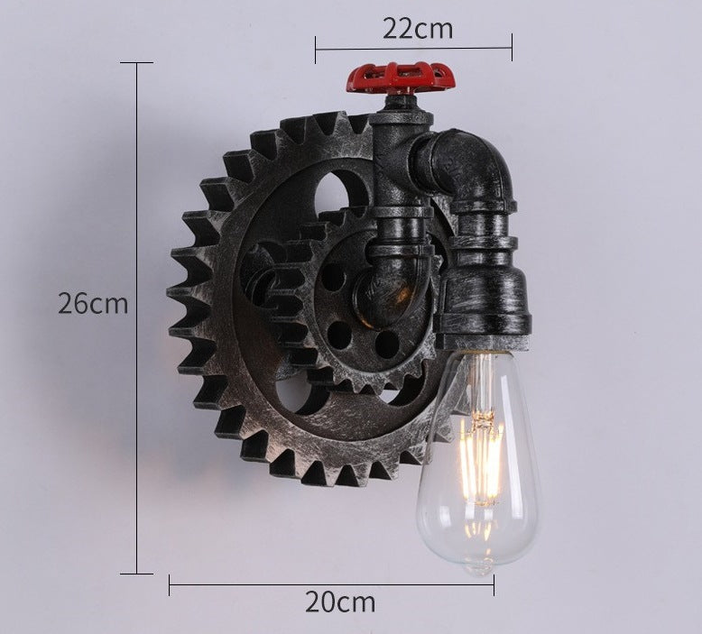Retro Industrial Iron Wall Lamp | Vintage Style Indoor & Outdoor Light
