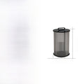 Modern Solar & Electric Garden Lawn Lamp | Stainless Steel Outdoor Post Light